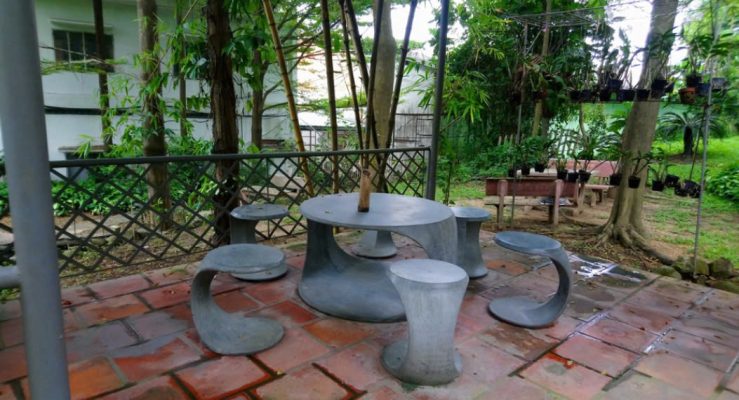 Ghế bê tông cường độ siêu cao UHPC