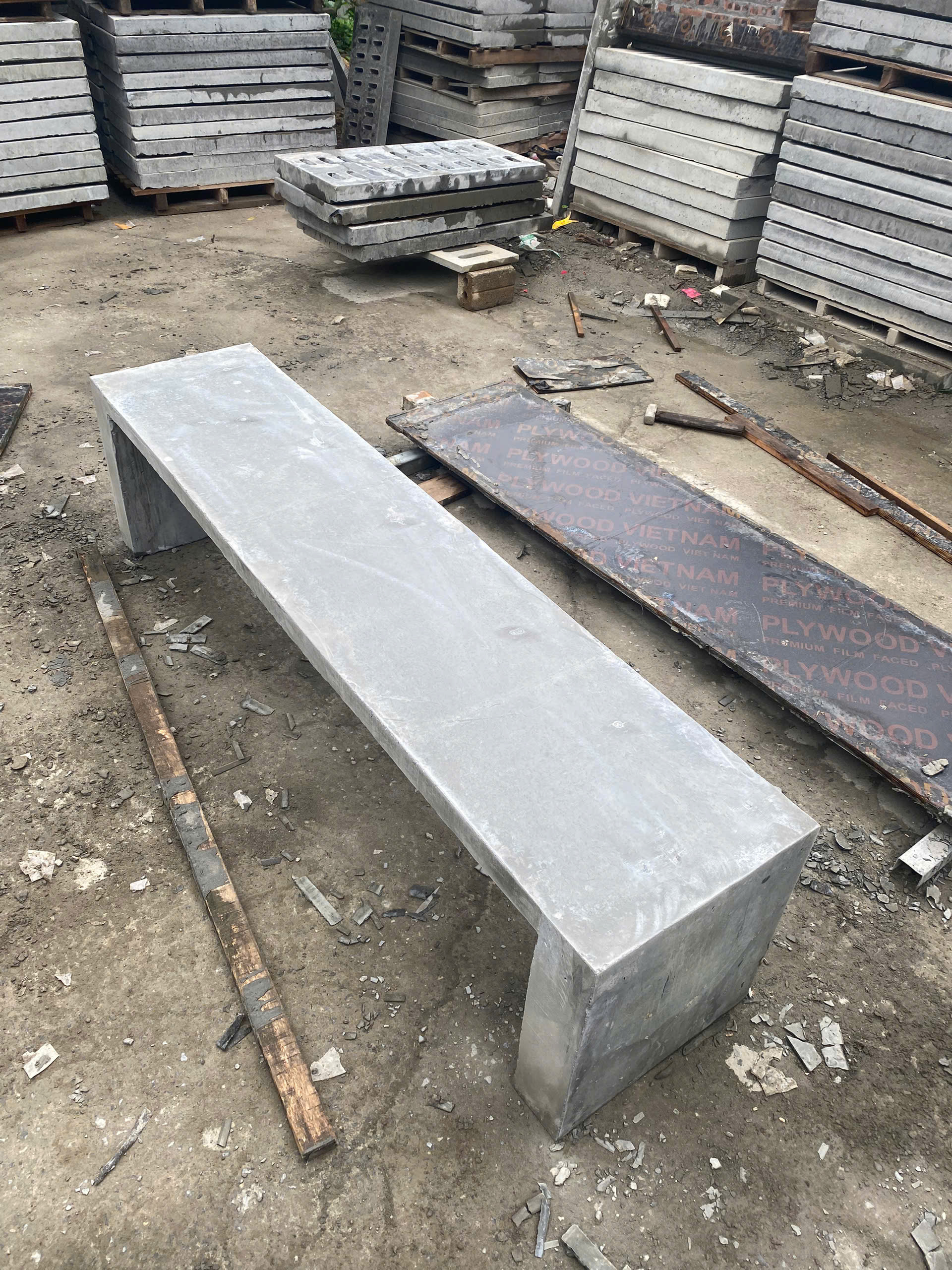 Ghế bê tông HPC có khả năng chống thấm, chống ăn mòn Ghế bê tông HPC có khả năng chống thấm, chống ăn mòn