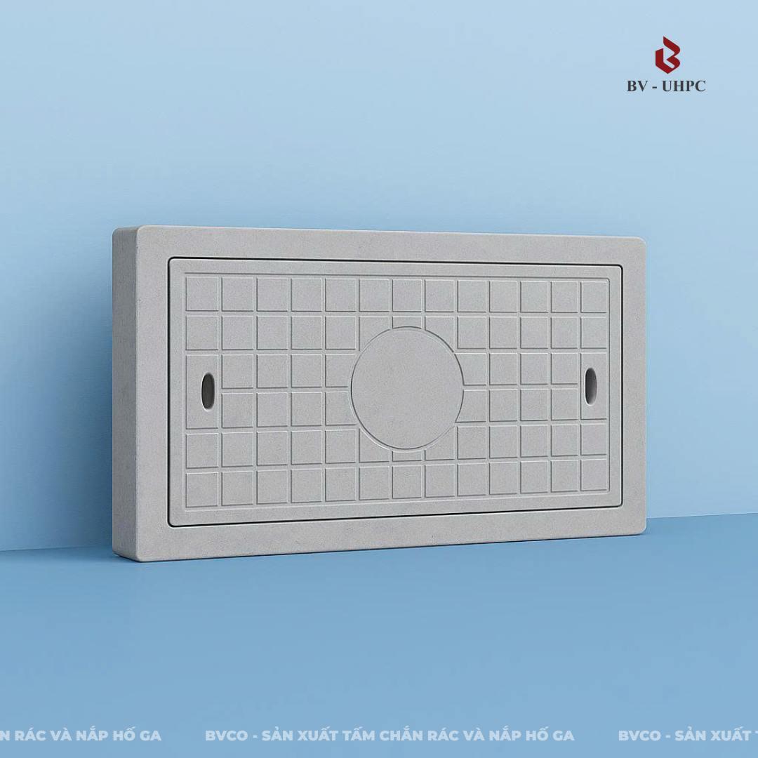 Nắp hố ga UHPC BVCo– Giải pháp an toàn trong mùa mưa bão đô thị