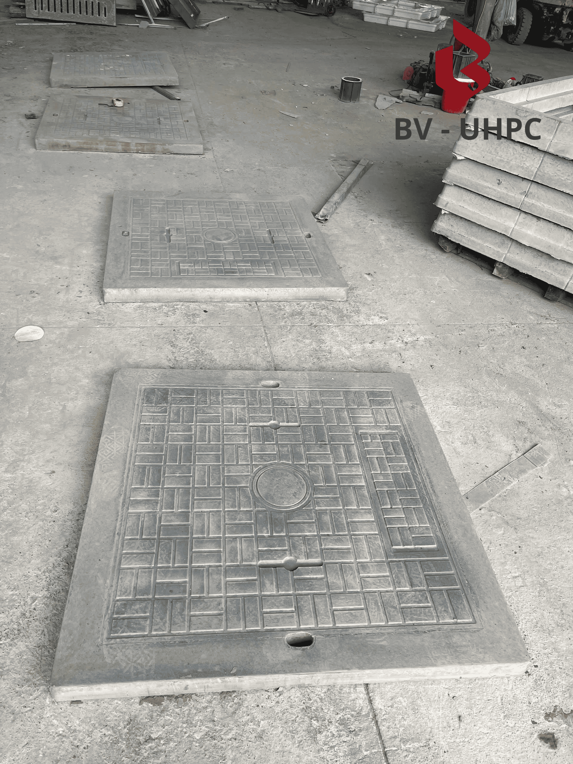 Nắp Hố Ga Không Khung - Ảnh 2