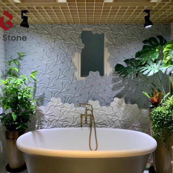 Gạch 3D Bông Hoa Mai - Ảnh 4
